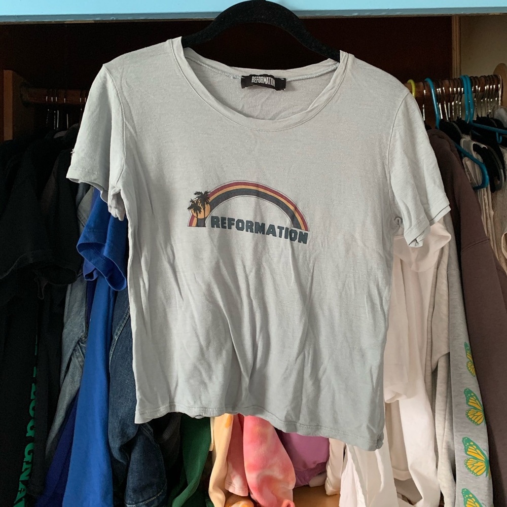 reformation baby tee!